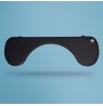 R-Go Tools Armrest R-Go, ergonomic, symmetrical, with abdominal cutout, soft foam, black