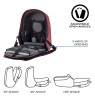 XD DESIGN ANTI-THEFT BACKPACK BOBBY HERO SMALL RED P/N: P705.704