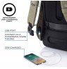 XD DESIGN ANTI-THEFT BACKPACK BOBBY HERO SMALL GREEN P/N: P705.707