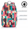 XD DESIGN ANTI-THEFT BACKPACK BOBBY SOFT GEOMETRIC P/N: P705.867