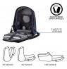 XD DESIGN ANTI-THEFT BACKPACK BOBBY HERO SMALL NAVY P/N: P705.705