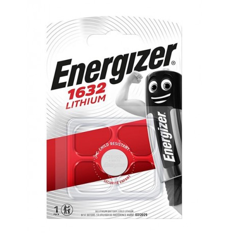 ENERGIZER CR1632 Lithium button cell disposable 3V 1 pc.
