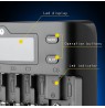 Charger for cylindrical Li-ion and Ni-MH batteries everActive UC-800