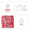 HSM Pure 420 shredder, 35 l, 1,9x15 mm