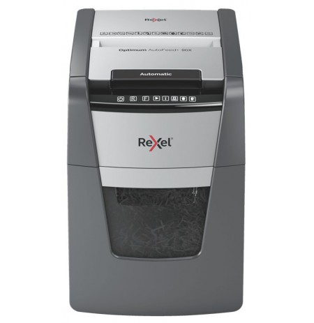 Rexel AutoFeed+ 90X paper shredder Cross shredding 55 dB Black, Grey