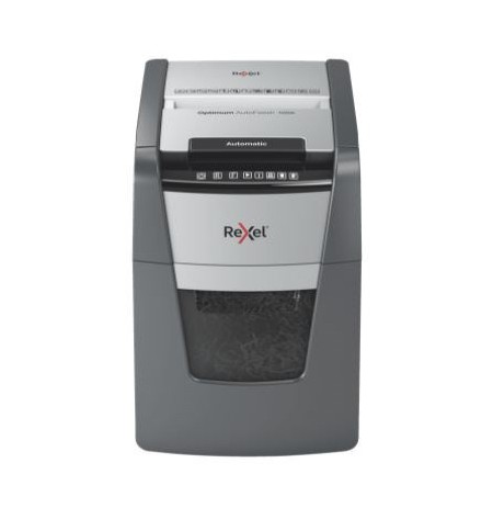 Rexel AutoFeed+ 100X automatic shredder, P-4, cuts confetti cut (4x28mm), 100 sheets, 34 litre bin