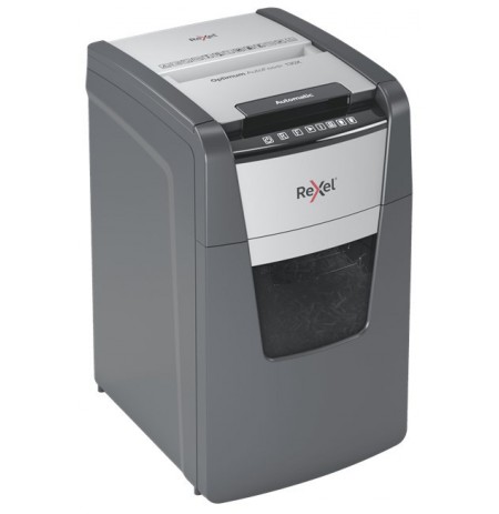 Rexel Optimum AutoFeed+ 130X paper shredder Cross shredding 55 dB 22 cm Black, Silver