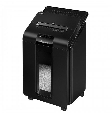 Fellowes AutoMax 100M paper shredder Particle-cut shredding 22 cm Black