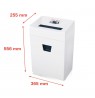 HSM Pure 320 paper shredder Particle-cut shredding 23 cm White