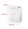 HSM Pure 220 shredder, 25 l, 3,9 mm