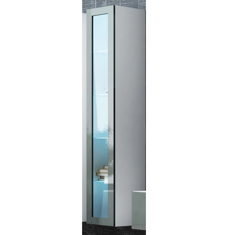 Glass-case VIGO '180' 180/40/30 white/grey gloss