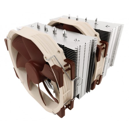 Noctua NH-D15 computer cooling system Processor Cooler 14 cm Beige, Brown, Steel