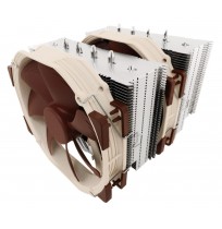 Noctua NH-D15 computer cooling system Processor Cooler 14 cm Beige, Brown, Steel