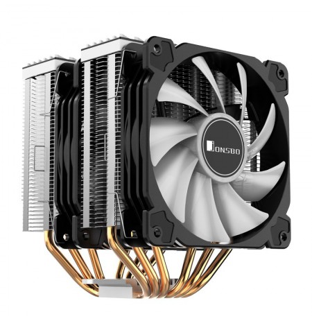 Jonsbo CR-2000 GT CPU Cooler Dual Tower, ARGB - 2x 120mm, black
