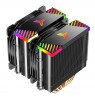 Jonsbo CR-2000 GT CPU Cooler Dual Tower, ARGB - 2x 120mm, black