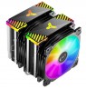 Jonsbo CR-2000 GT CPU Cooler Dual Tower, ARGB - 2x 120mm, black