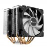 Jonsbo CR-2000 GT CPU Cooler Dual Tower, ARGB - 2x 120mm, black