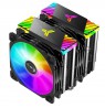 Jonsbo CR-2000 GT CPU Cooler Dual Tower, ARGB - 2x 120mm, black