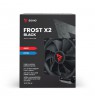 Savio SAVGCOFROSTBLACKX2 computer cooling system Heatsink/Radiatior 12 cm Black