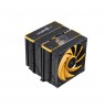 DeepCool AK620 Zero Dark Zoria Processor Air cooler 12 cm Black, Yellow 1 pc(s)