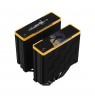 DeepCool AK620 Zero Dark Zoria Processor Air cooler 12 cm Black, Yellow 1 pc(s)