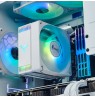 Jonsbo CR-1000 EVO CPU Cooler, ARGB - white