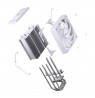 Jonsbo CR-1000 EVO CPU Cooler, ARGB - white