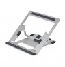 Aluminum portable laptop stand POUT EYES 3 ANGLE silver