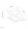 Neomounts foldable laptop stand