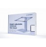Gembird NBS-D1-02 Height adjustable notebook riser stand, silver