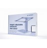 Gembird NBS-D1-02 Height adjustable notebook riser stand, silver