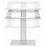 Gembird NBS-D1-02 Height adjustable notebook riser stand, silver