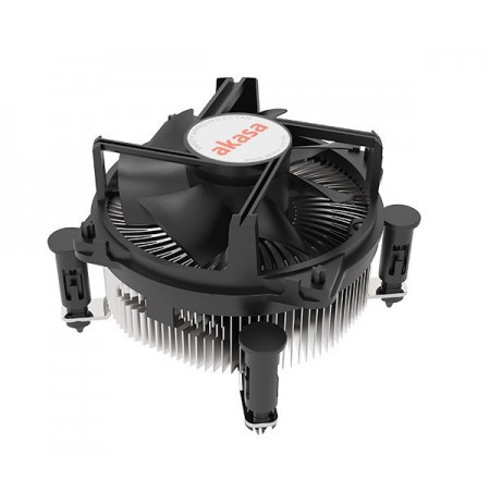 Akasa AK-CC6606BP01 Low Profile CPU Cooler - Socket LGA 1700, 63.2mm high