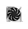Alphacool Apex Stealth Metal Power Fan 120 mm, 3,000 rpm - chrome