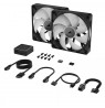 Corsair iCUE LINK RX140 RGB Series, PWM Fan 2 Pack - 140mm, black