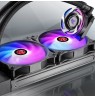 Raijintek EOS 12 RBW ADD Fan, Set of 2 incl. Controller - black, 120mm
