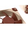 Noctua NF-A8 PWM computer cooling component Computer case Cooler 8 cm Beige, Brown