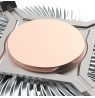 Akasa AK-CC6608BP01 Low Profile CPU Cooler - Socket LGA 1700, 63.2 mm Height