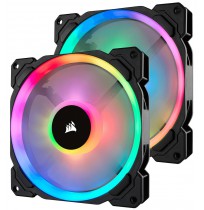Ventiliatorius Corsair LL140 RGB LED PWM 2x140mm