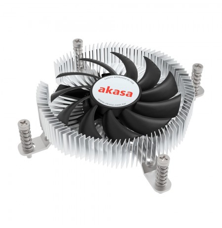 Akasa AK-CC6609EP01 Low Profile CPU Cooler - Socket LGA 1700, 21.8mm Height
