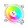 SAVIO FAN-01 WHITE 4-pack 120mm ARGB fan including controller and remote control