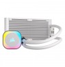 Corsair H100I Processor Hybrid cooler 12 cm White