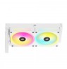 Corsair H100I Processor Hybrid cooler 12 cm White