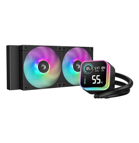 DeepCool LQ240 Processor Liquid cooling kit 12 cm Black 1 pc(s)