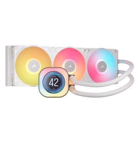 Corsair iCUE LINK TITAN 360 RX LCD Processor All-in-one liquid cooler 12 cm White 1 pc(s)