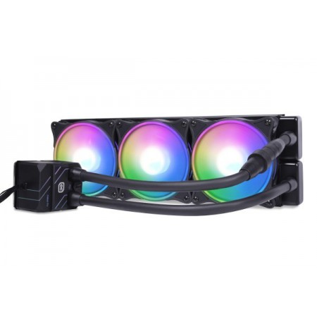 Alphacool Eisbaer Pro Aurora 360 Processor All-in-one liquid cooler 12 cm Black, White 1 pc(s)