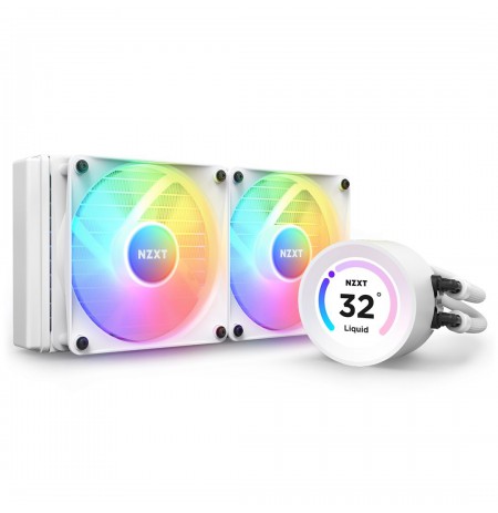 NZXT Kraken Elite 240 RGB Processor All-in-one liquid cooler 12 cm White 1 pc(s)
