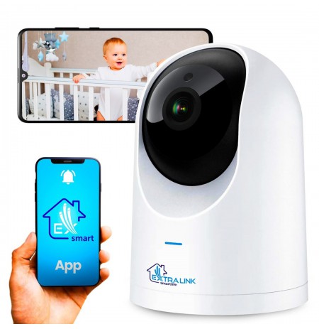 Extralink Smart Life HomeEye | IP Camera | PTZ, Wi-Fi, 2.5K, 4MP, Nanny