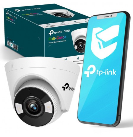 TP-LINK | VIGI 3MP Full-Color Turret Network Camera | VIGI C430 | Dome | 3 MP | 2.8 mm | Power over Ethernet (PoE) | H.265+/H.26