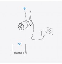Reolink Duo Series W730 - 4K Outdoor Wi-Fi Camera, Dual-Lens, 180° Panoramic View, Person/Vehicle/Animal Detection